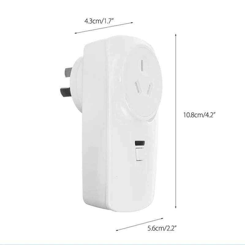 Умный дом Wifi вилка AU/FR/EU умный светодиодный светильник Max250V Google Home принимает