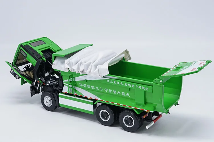 Коллекционная модель из сплава 1:24 сверхмощный Грузовик SinoTruk Sitrak C6G самосвал строительная техника литая игрушка модель украшения