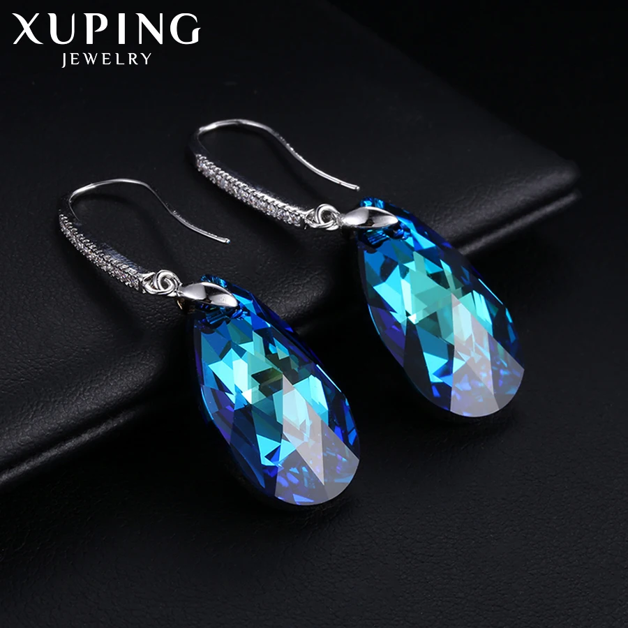 Xuping модные серьги высокое качество кристаллы от Swarovski цвет покрытием Шарм для женщин подарок M22-E-236D3