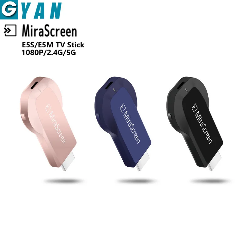 MiraScreen E5S MX tv Stick Smart HD 1080P беспроводной 2 4G 5G приемник DLNA Airplay anycast miracast stick|SmartTV-стики и