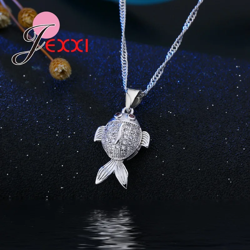 Модные вечерние серьги с подвеской в виде животных модные милые золотые рыбки