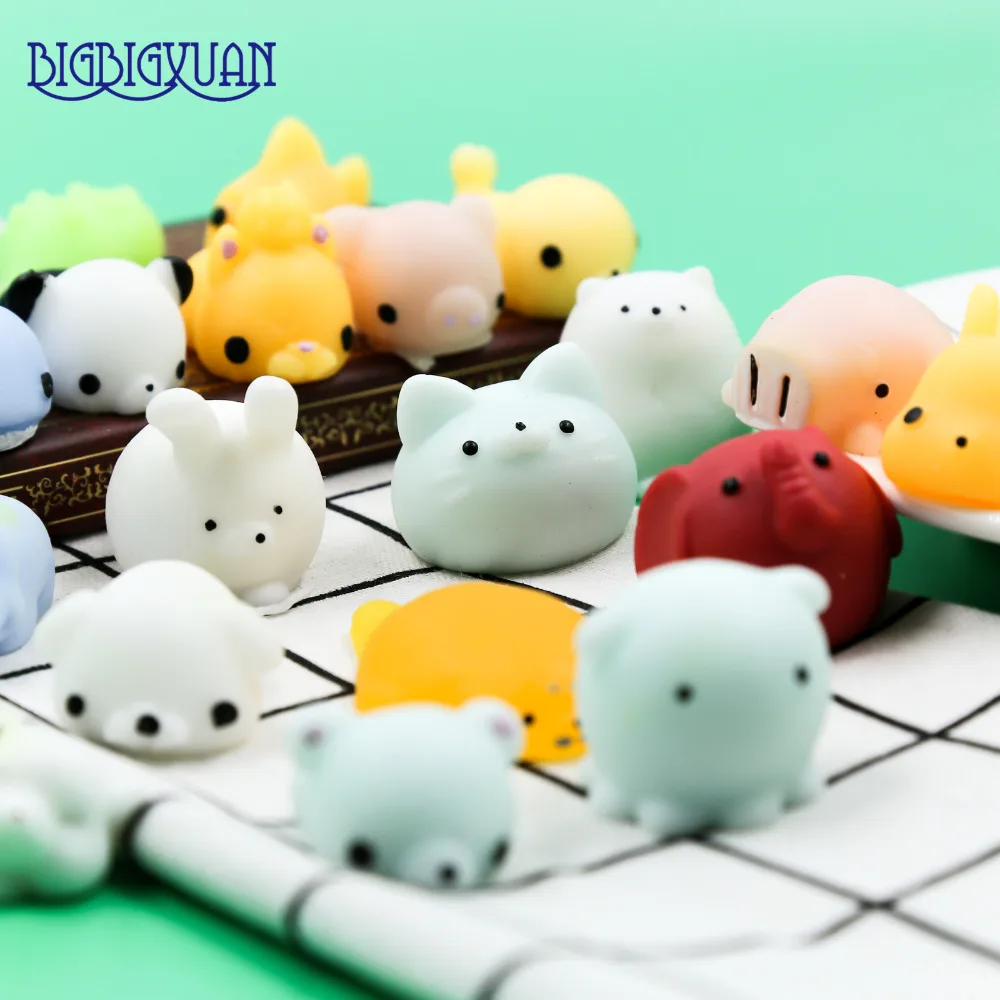 30 шт. DIY Kawaii Squishy мини милые ленивые коты животные уплотнения разлагаются медленно