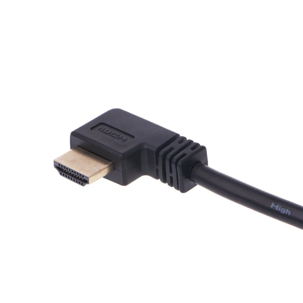 HDMI V1.4 90 градусов правый угловой штыревой прямой Женский удлинитель