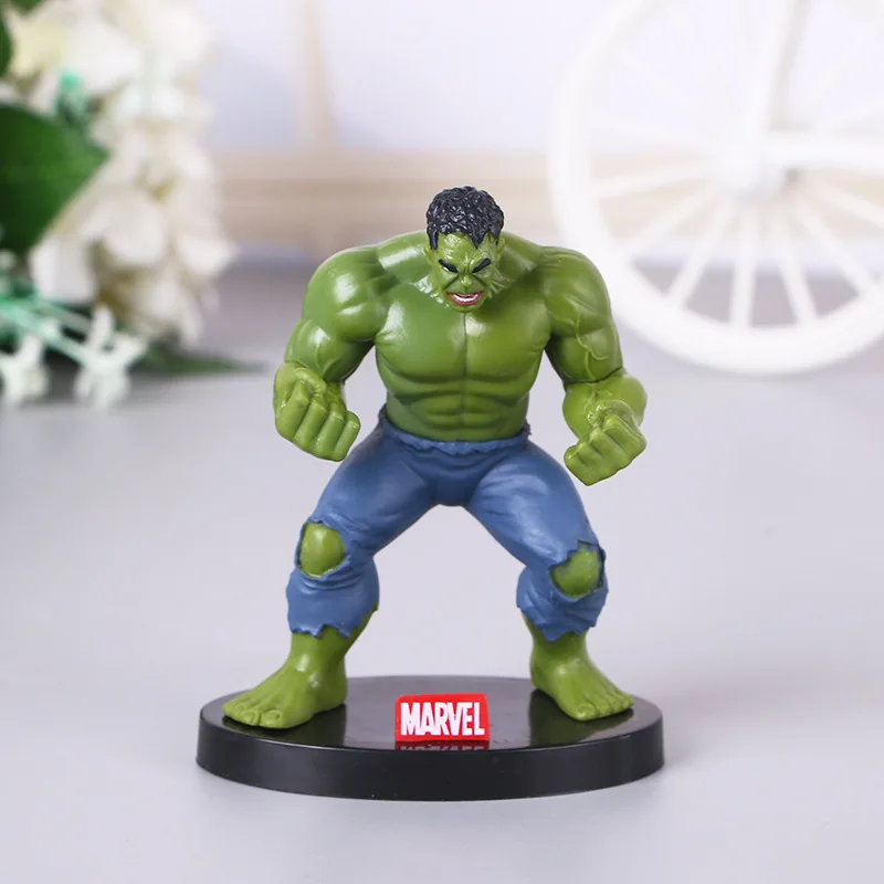 4 шт./компл. Marvel Moive фигурки Аниме игрушечные Железный человек Халк Капитан
