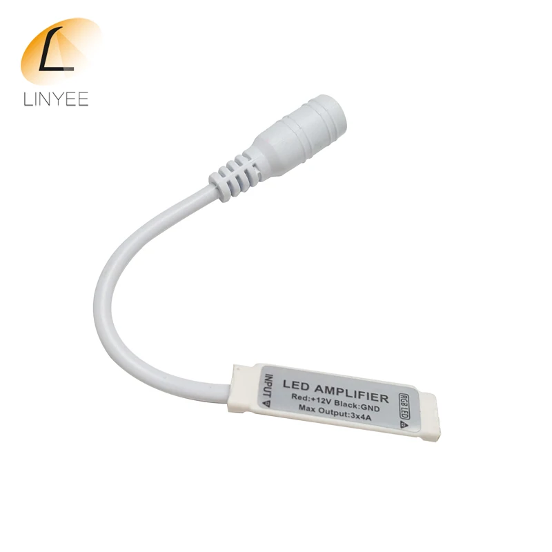 Новый мини RGB LED усилитель DC12V 144 W 12A для цвет 5050 3528 светодиодный полосы|mini rgb led
