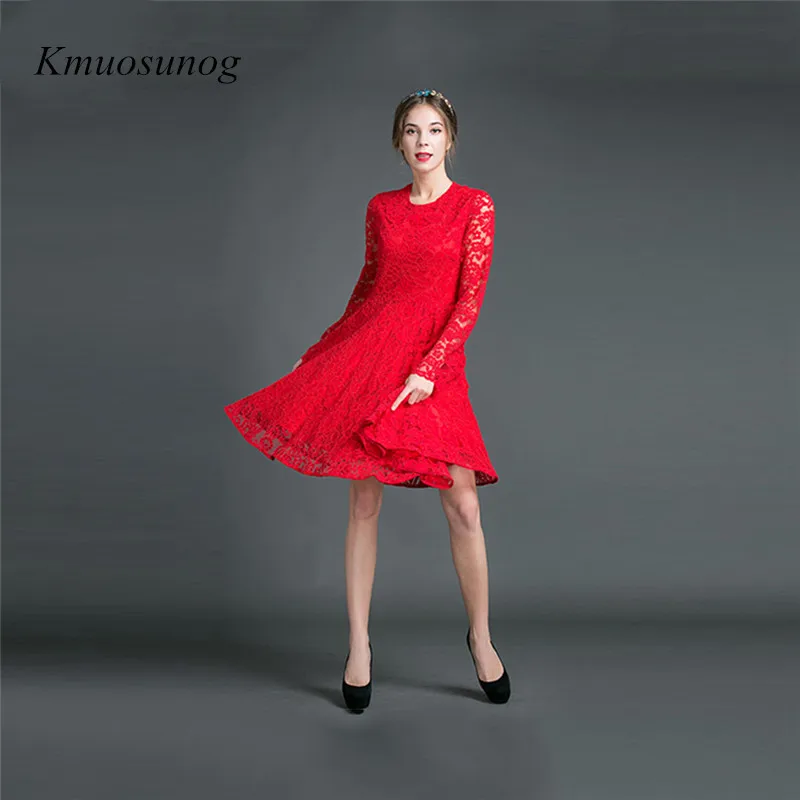 Платья для мамы и дочки одинаковые наряды семьи красное кружевное платье с