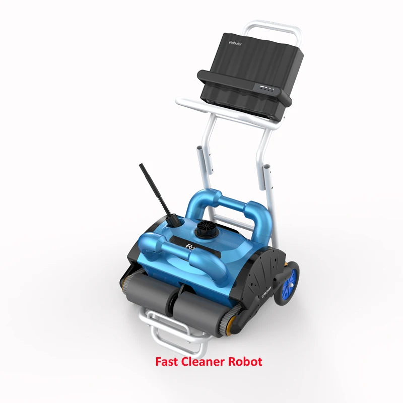 Comprare Robot Intelligente Automatico Per La Pulizia Della Piscina Con Funzione Di Arrampicata A Parete Con Carrello Caddy E Cavo Da 15m