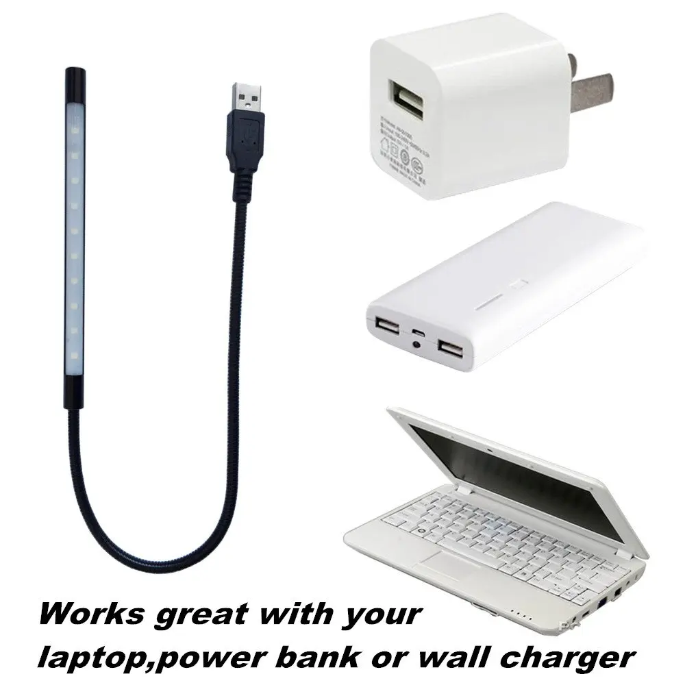 10 светодиосветодиодный новинка портативный светильник s USB гибкий с регулируемой