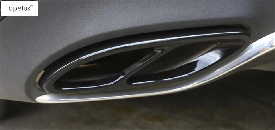 Задняя выхлопная труба для Mercedes Benz GLC X253 2016 2021|trim cover|decorative trim moldingexhaust |