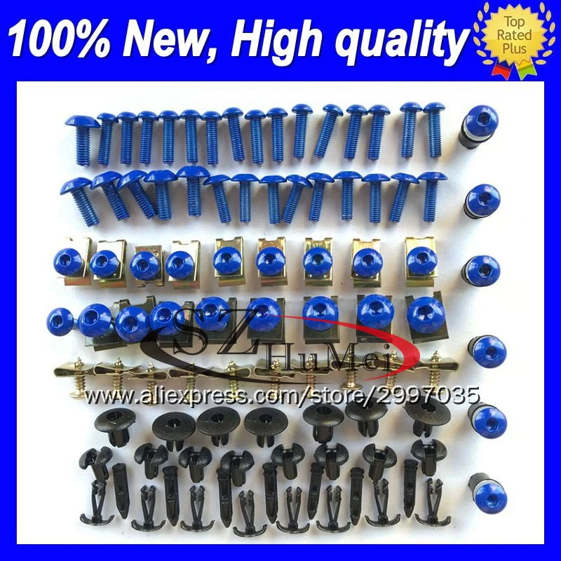 Fairing bolt full bolts kit For KAWASAKI NINJA ZX250R 08 09 10 11 12 ZX 250R 08 2009 2010 2011 2012 Windscreen screw screws Nuts
