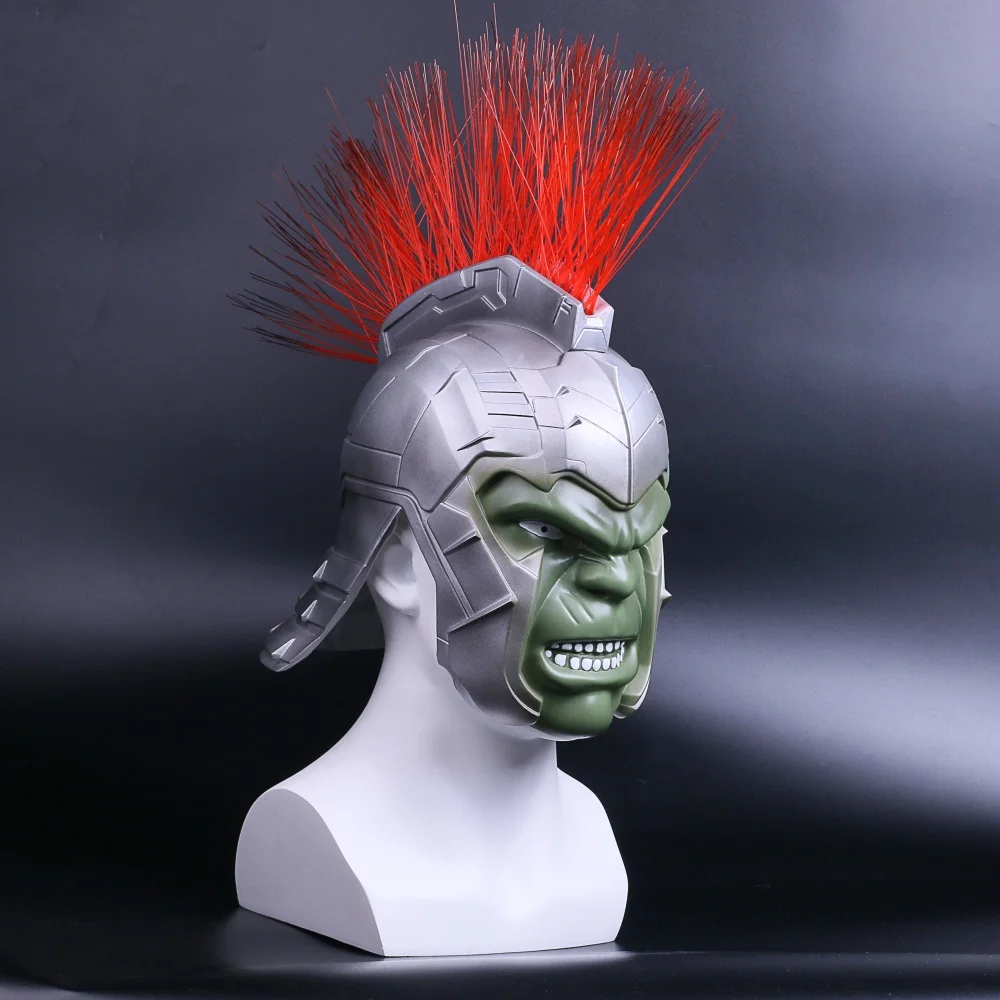 2017 Thor Ragnarok Халк Косплей H Q жесткий ПВХ Взрослый Шлем маска Рождественский