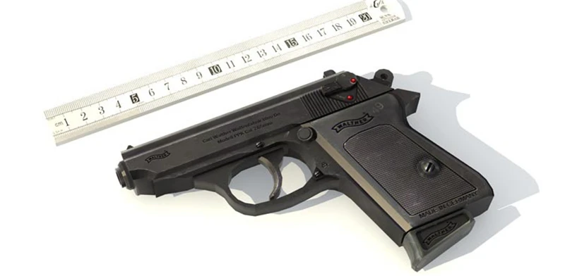 1:1 007 Walther P99 пистолет 3D бумажные Пазлы Модель оружие ручной работы Военная сборка