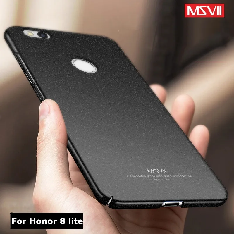 Роскошный чехол MSVII для huawei honor 8 lite с полной защитой жесткая стильная задняя