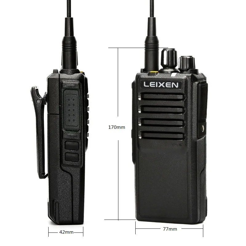 Портативная рация 25 Вт Baofeng LEIXEN 4000 мАч Высокая мощность UHF 400-480MHz Ham CB радиостанция