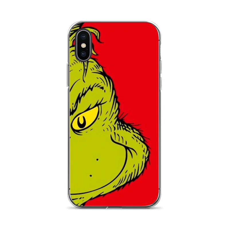 Happy рождественские обои для iPhone 7 7plus печать рисунок телефон чехол iphone 8 6 S Plus SE XR XS