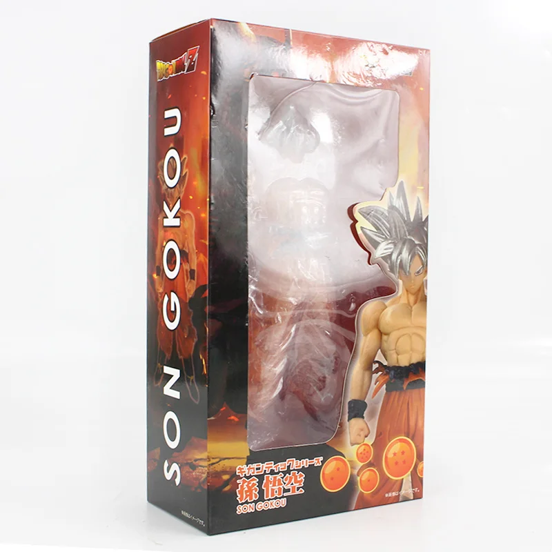 Goku With Box Dragon Ball супер мастер звезды кусок Гоку джирен фигурки сон гокоу ультра инстинкт турник силы фигурка MSP модель игрушки - Цвет: Goku With Box