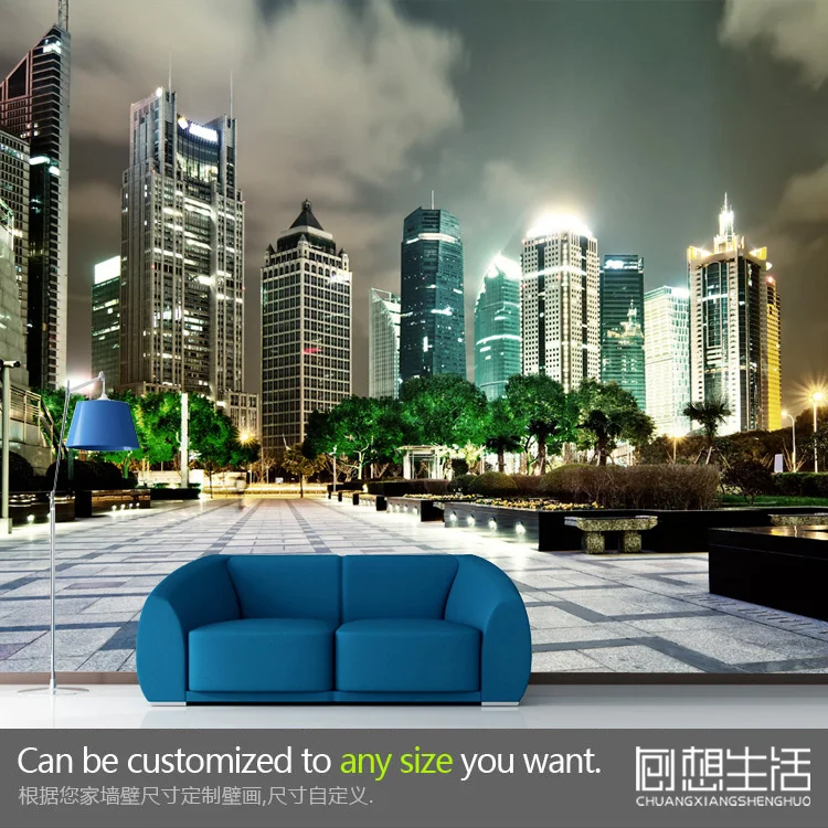 Mural большой 3D обои фрески офис для спальня гостиная ТВ фон гостиной|3d wallpaper murals|3d