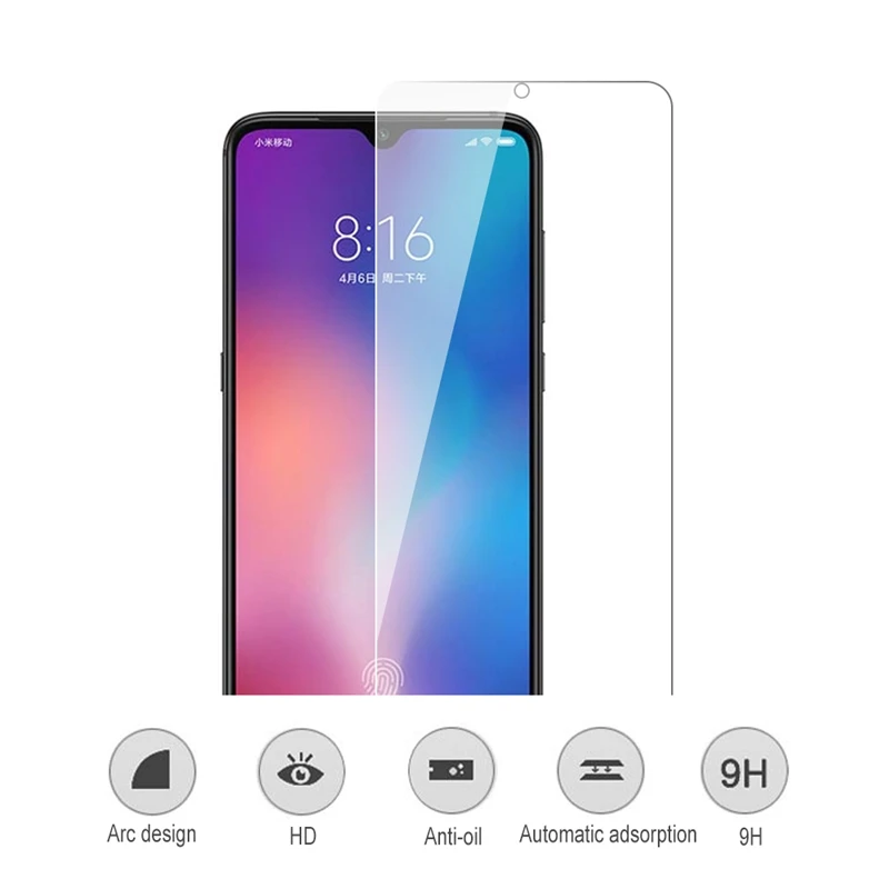 Закаленное стекло для Xiaomi Mi 9 SE защитное полное покрытие Mi9 защитная стеклянная