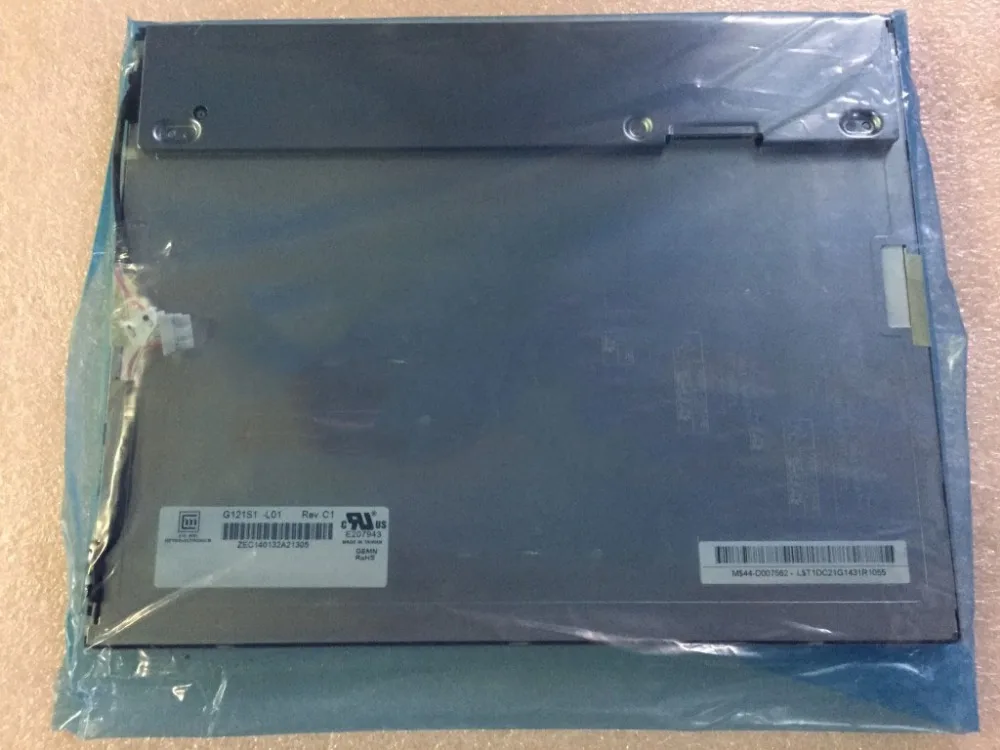 Новый оригинальный полноэкранный промышленный ЖК-экран G121S1-L01 с высокой яркостью