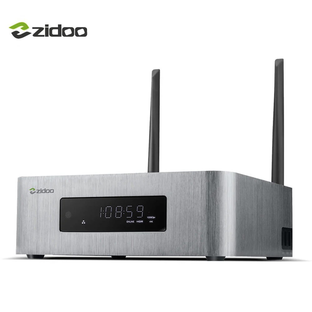 ZIDOO X10 умные телевизоры коробка 4 ядра Android 6 0 К ТВ 2 г/г 16 г двухдиапазонный Wi Fi HDMI HDR