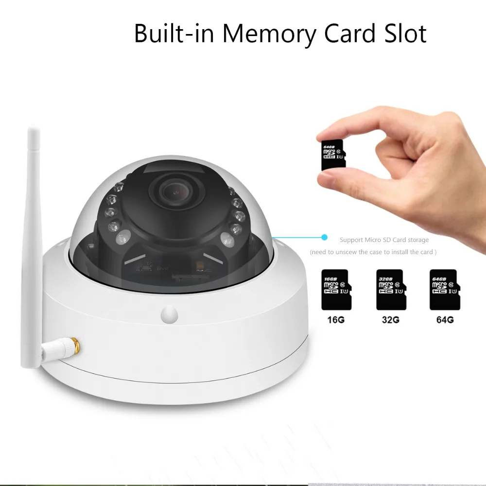 BESDER Wi Fi CamHi APP ONVIF IP камера 1080P 720P микрофон аудио ночного видения антивандальный