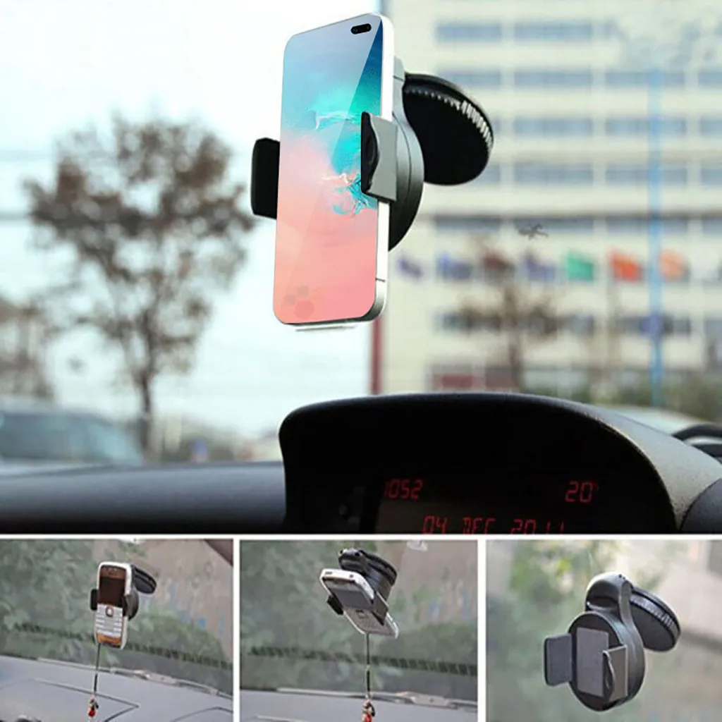 Поворот на 360 ° автомобильный мобильный телефон держатель присоске telefoonhouder auto
