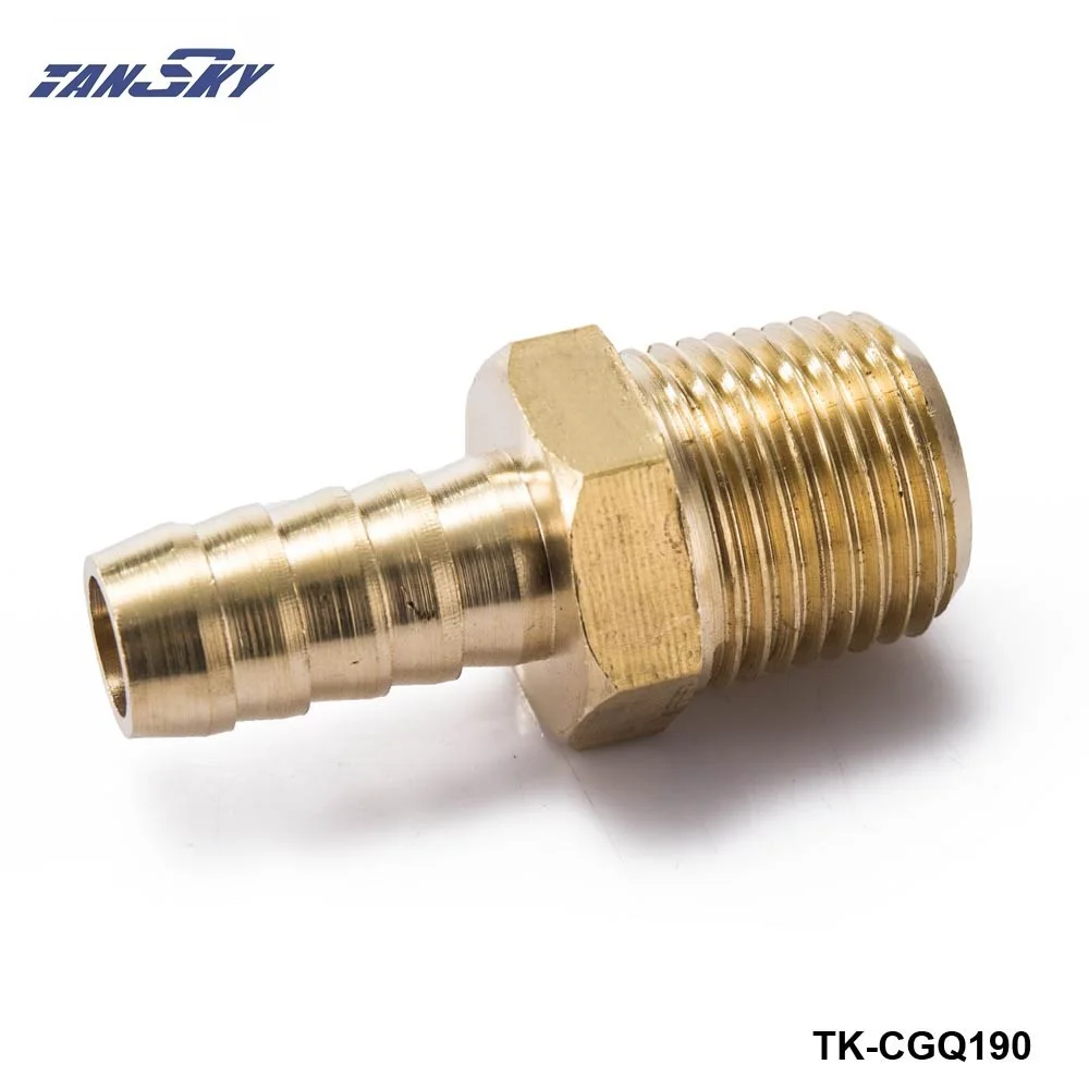Прямой фитинг 1/2 &quotшланг ID BARB 1/2&quot NPT Мужской для топлива воздуха воды нефти газа