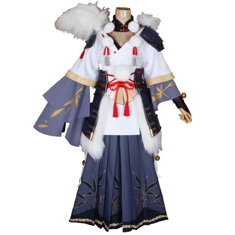 Костюм для косплея Onmyoji SSR Ibaraki douji костюмы из белой снежной шкуры униформы одежда