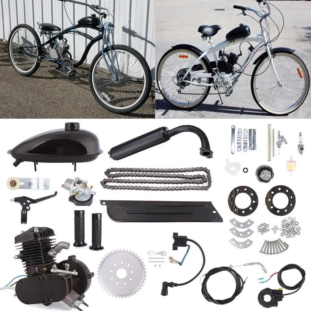 80cc 2-тактный бензиновый газовый комплект для двигателя DIY моторизованный велосипед/малыша