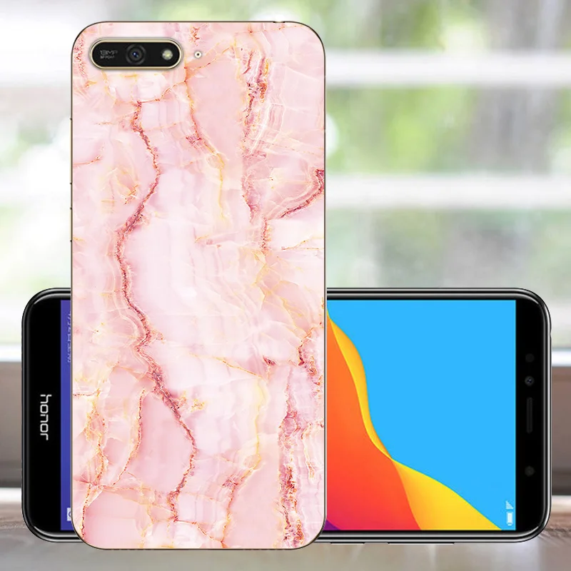 5.7&quot Huawei Y6 2018 Case Cover Soft Silicone Phone Coque TPU Back Fundas Prime |