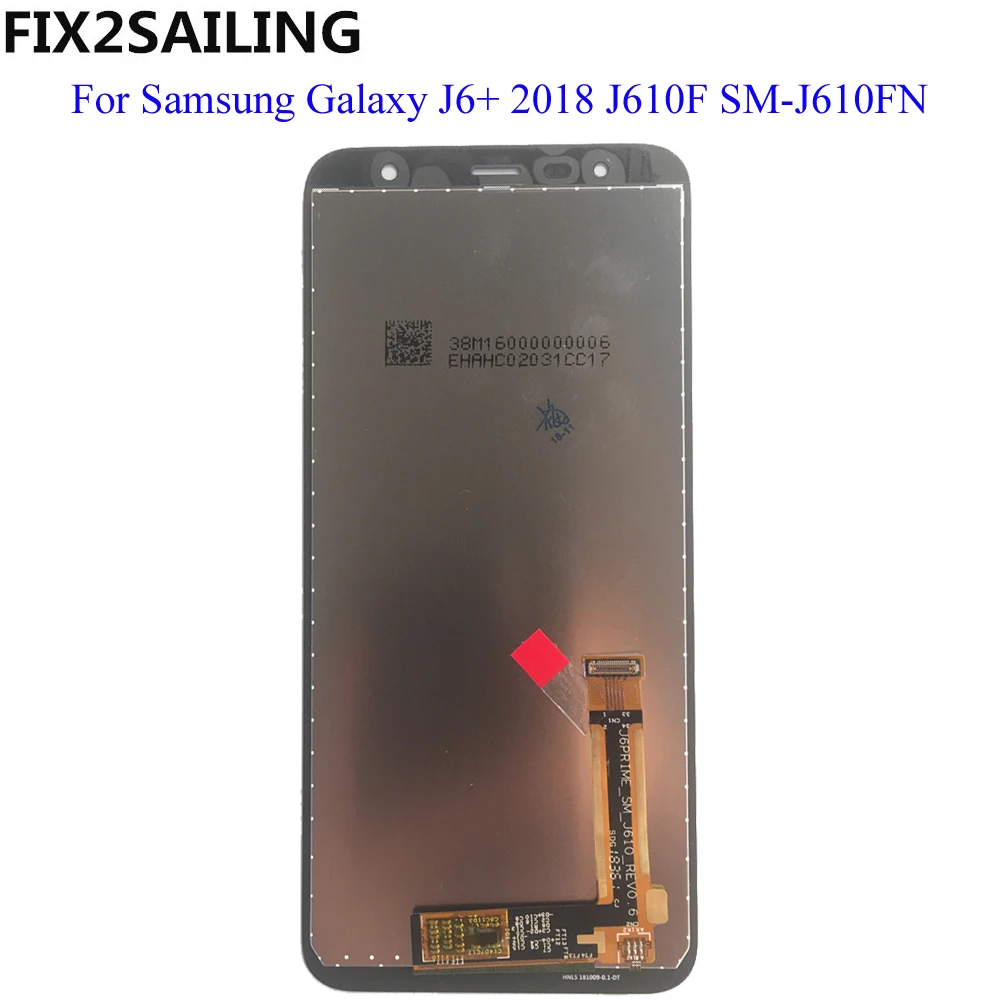 ЖК-дисплей для samsung Galaxy J6+ J610F SM-J610FN дисплей ЖК-экран Замена ЖК-дисплей сенсорный экран модуль может регулироваться