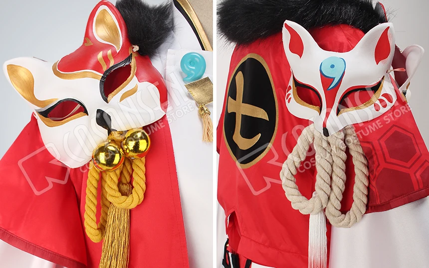 Onmyoji Youko по умолчанию Косплей Костюм Полный комплект взрослый костюм новый стиль