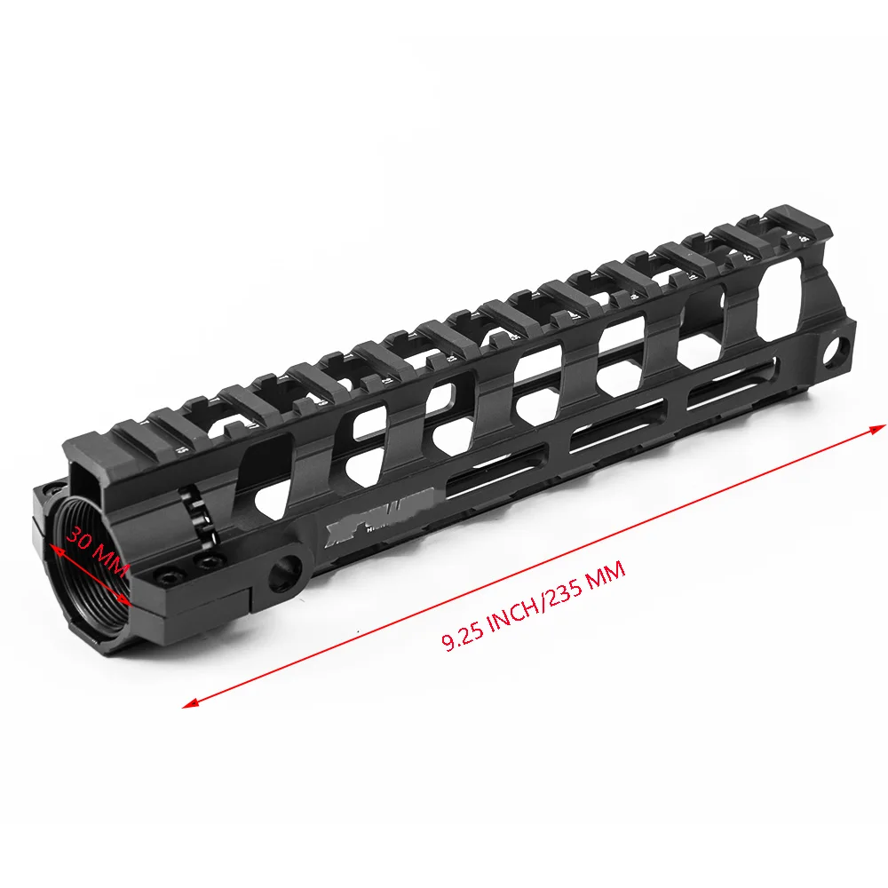 9,2" плавающая система поручней M Lok отверстие CNC алюминиевый ультра легкий поручень Страйкбол M4 AEG с бочкой гайка Hu