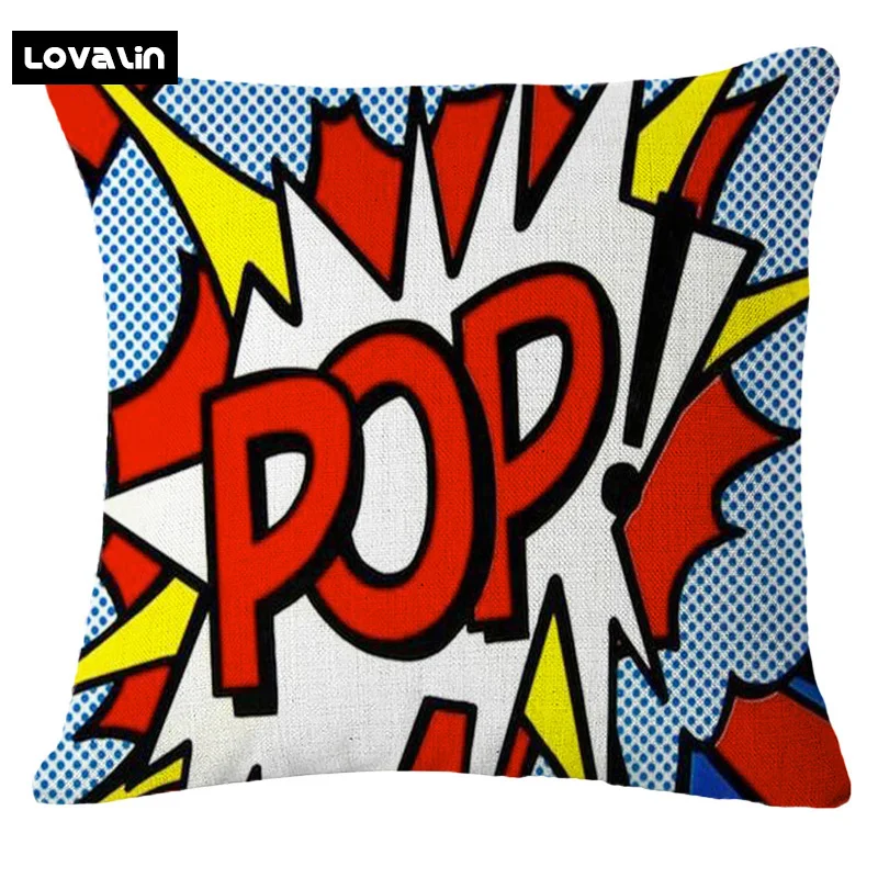 Lovalin cartoon cushion case anime seat chair throw cover car home sofa cojines decorative pop art pillows | Дом и сад