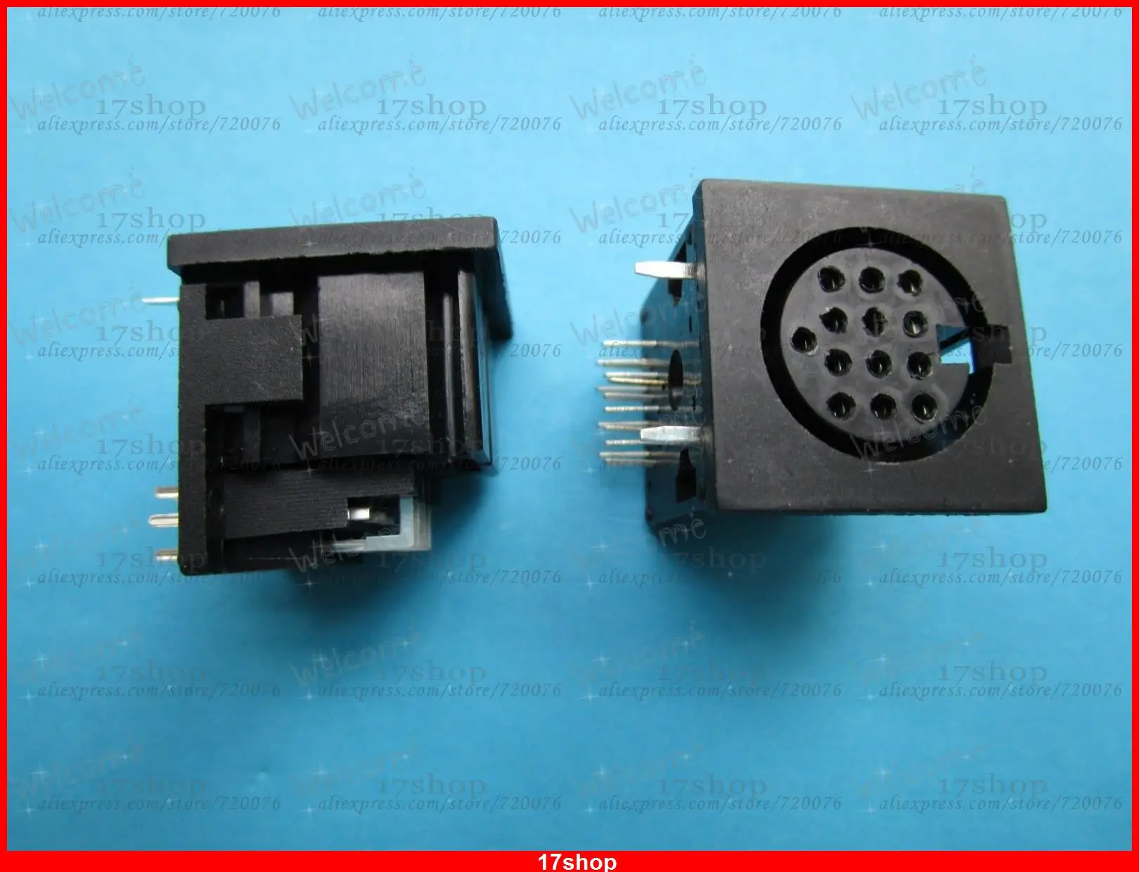 10 шт. DIN Jack 13 pin круговой разъем для крепления печатной платы|connector circular|connector 10connector