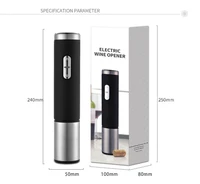 automatic red wine opener electric bottler opener wine corkscrew with foil cutter vacuum stopper kitchen tools bar accessories