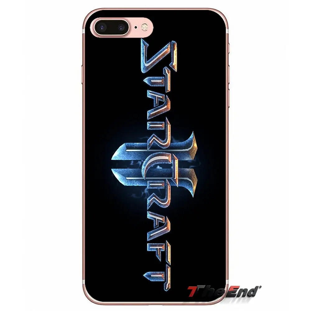 Чехол из ТПУ с логотипом StarCraft Games Blizzard Art для Samsung Galaxy S3 S4 S5 MINI S6 S7 edge S8 Plus Note 2 3 4 5 Grand