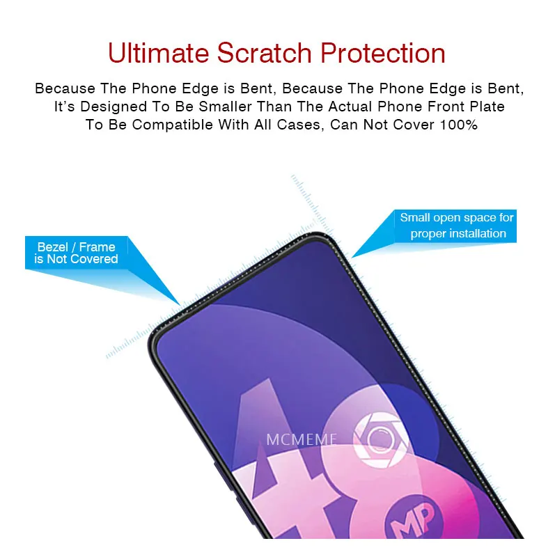 Защитная пленка для экрана телефона oppo f11 pro закаленное стекло 9H ультратонкая