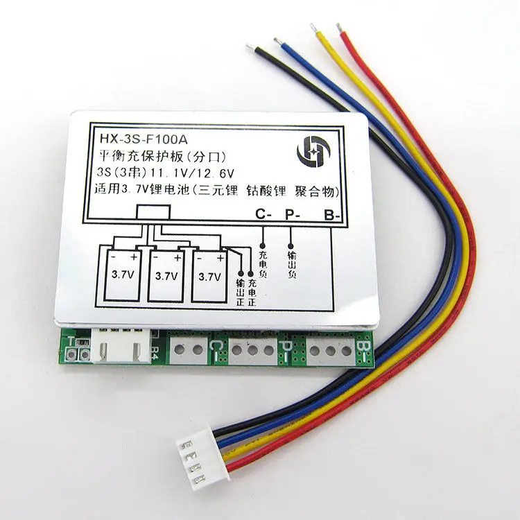 Литий ионный аккумулятор 3S cell 12 в 18650 а 3 7 Lipo литий электронная плата баланс