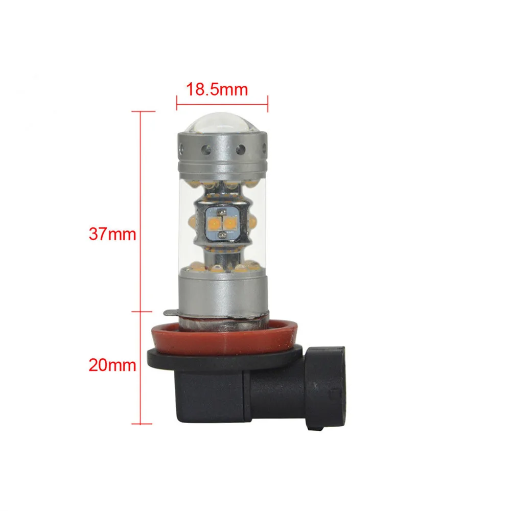 2x супер яркий 1200LMS H11 светодиодный CREE чипы противотуманные светильник белый CANBUS