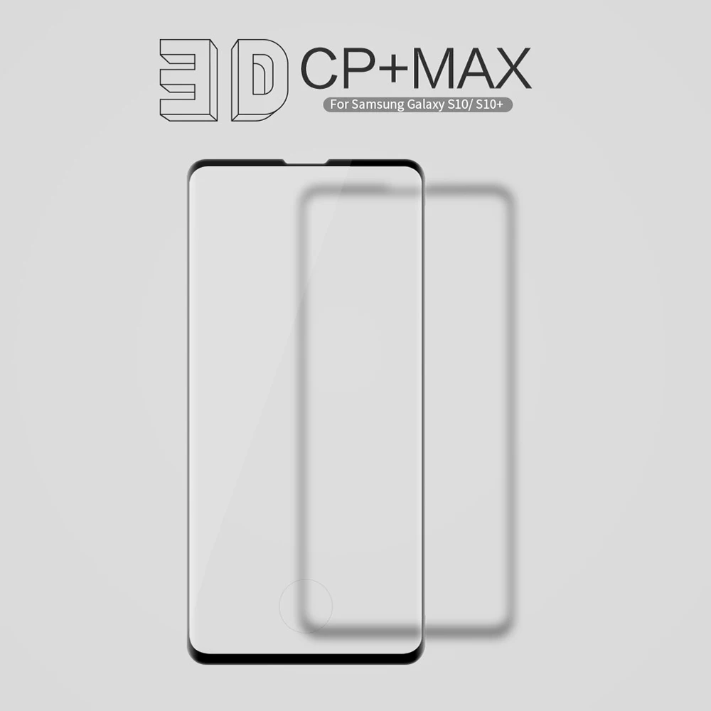 Защитная пленка Nillkin для Samsung Galaxy S10 закаленное стекло полное покрытие 3D CP + Max |