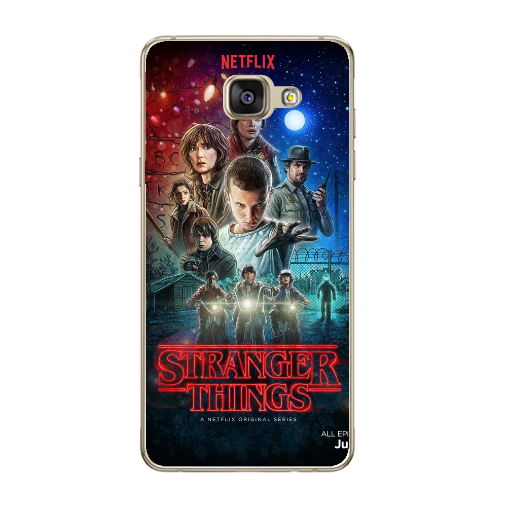 RUICCASE Matte Hard Plastic TV Stranger Things Pattern Case For Samsung Galaxy A3 A5 A7 J1 J3 J5 J7 2015 2016 2017 Phone Cover |