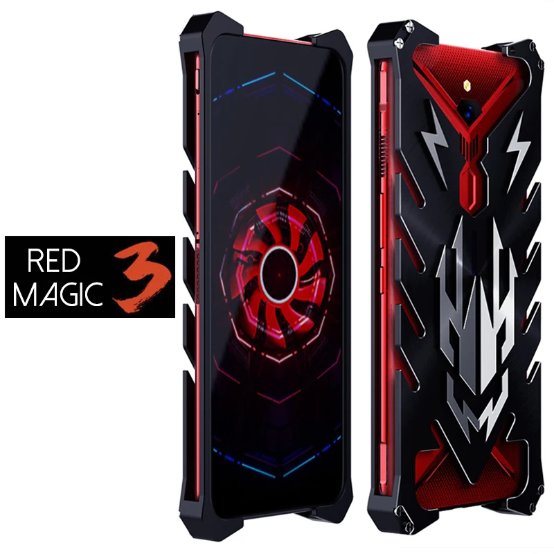 Ударопрочный металлический чехол ADKO для Nubia Red Magic 3 роскошный армированный
