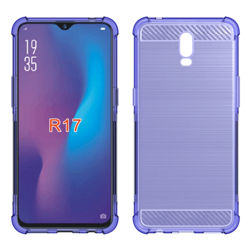 Фирменный противоударный умный мягкий чехол из ТПУ для OPPO R17 аксессуары |