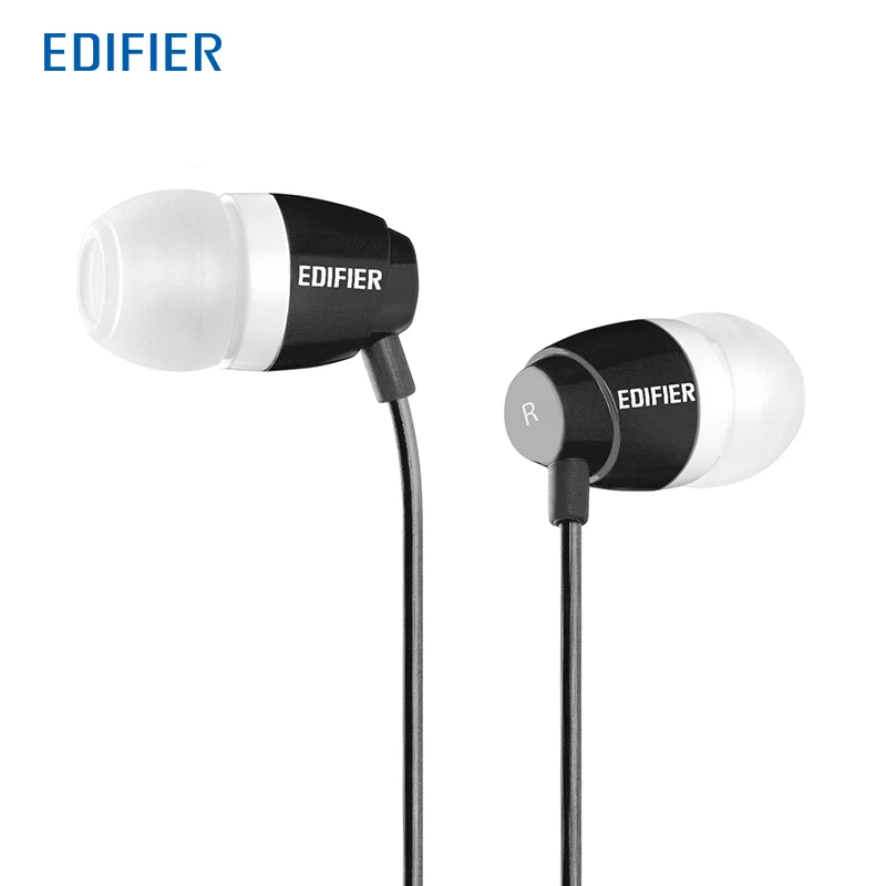 Edifier H210 наушники-вкладыши классический бас гарнитура 3 5 мм AUX чистый звук звонки