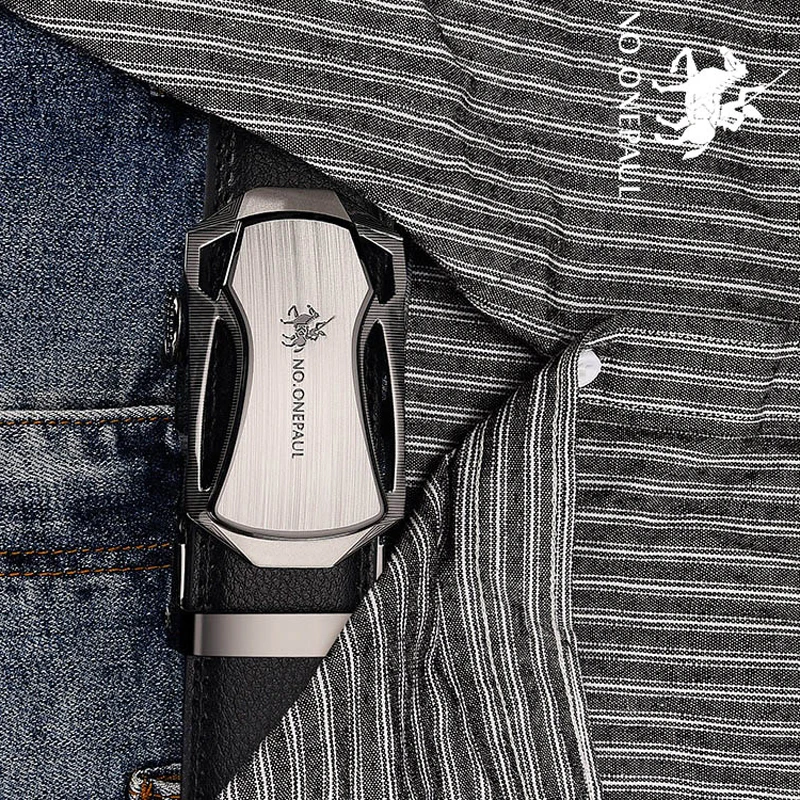 NO. ONEPAUL, автомобильный ремень, графика, длинная длина, коровья кожа, натуральная кожа, ремни для мужчин, хорошее качество, мужской бренд, автоматическая металлическая пряжка, ZDC12
