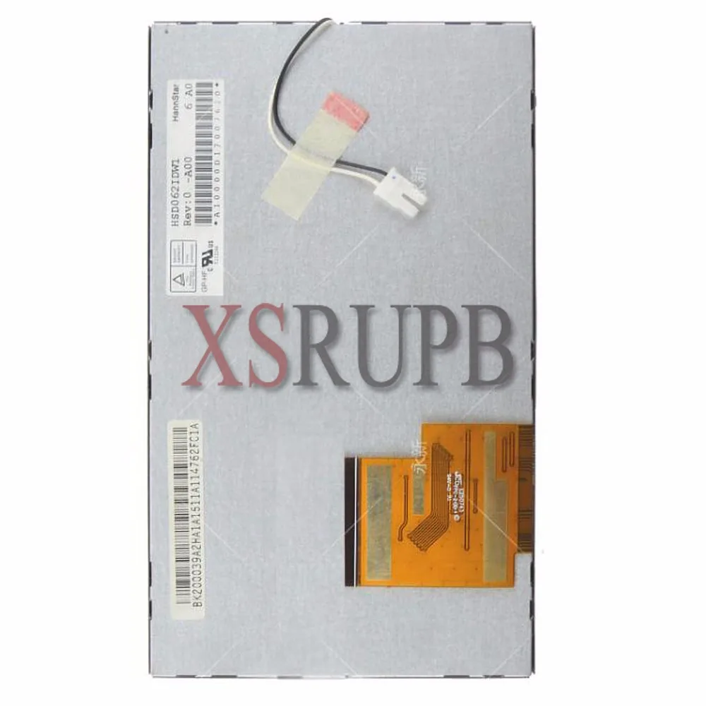 Оригинальный ЖК-экран Hannstar 6 2 дюйма HSD062IDW1 для автомобильного DVD ЖК-экрана |