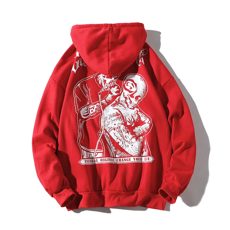 Red Fgkks модные брендовые мужские толстовки с капюшоном, осень, мужские толстовки с капюшоном в стиле Харадзюку, мужские толстовки с принтом, уличная одежда, мужские топы - Цвет: Red