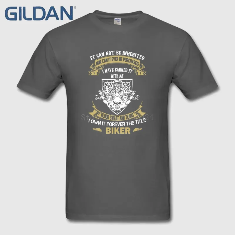 Making Uniform Size For Biker Funny Black T Shirts Men Tee Cotton Simple | Мужская одежда