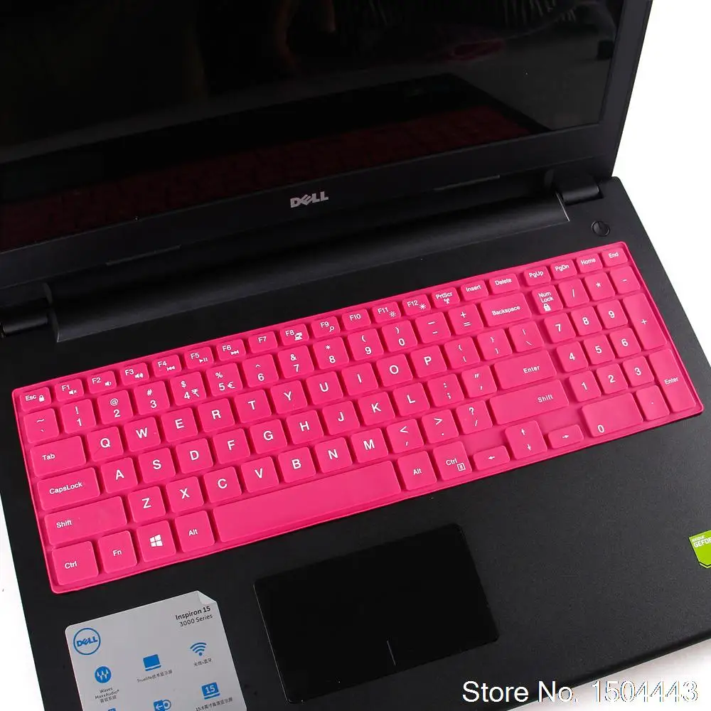 Чехол для клавиатуры ноутбука для ухода за кожей кожи Dell Inspiron 15 3000 серии 3559 3558 3543 Ins15E Ins15D 15C 15,6 дюймов - Цвет: allrose